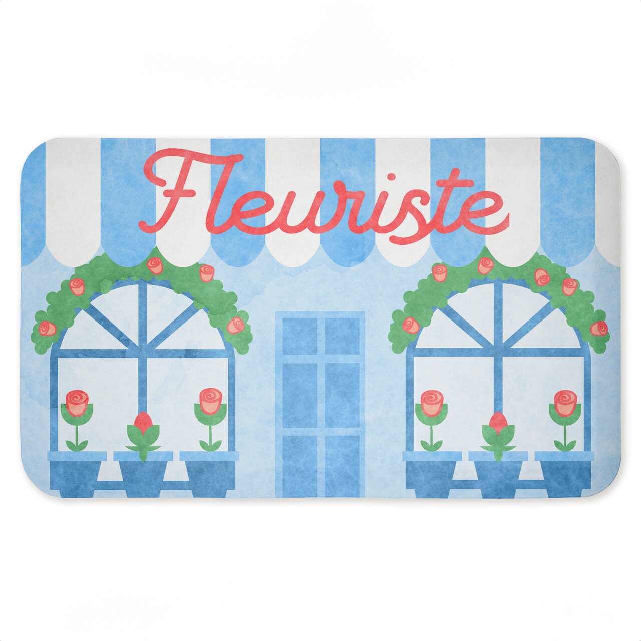 Stupell Industries Florist Market Fruit Florist Printed Anti-Fatigue Floor Mat, 30"x18"